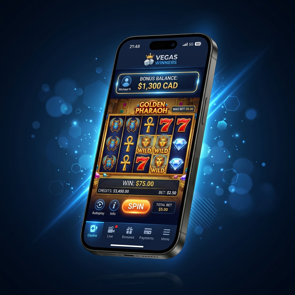 Magic365 Casino mobile interface — iPhone 15